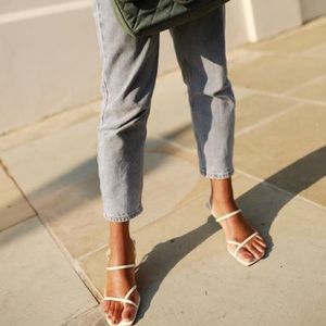 ZARA STRAPPY HEEL SLINGBACKS SIZE 6